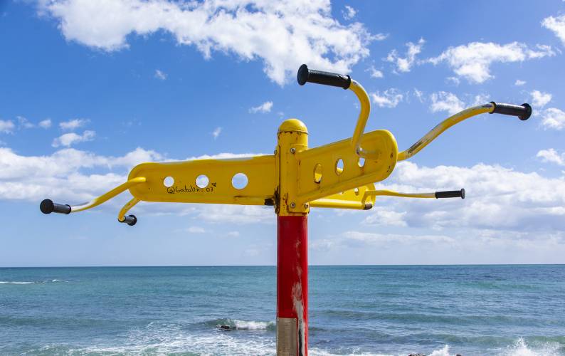 Fitness on the boardwalk
